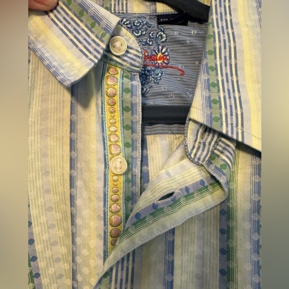 Robert Graham Men’s Button Down Shirt - Size 2X - Picture 3 of 6